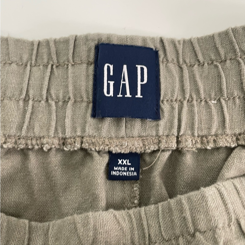 Gap Women's Comfy Cool Linen Blend Drawstring Summer Shorts in Vetiver Size XXL - Picture 7 of 10